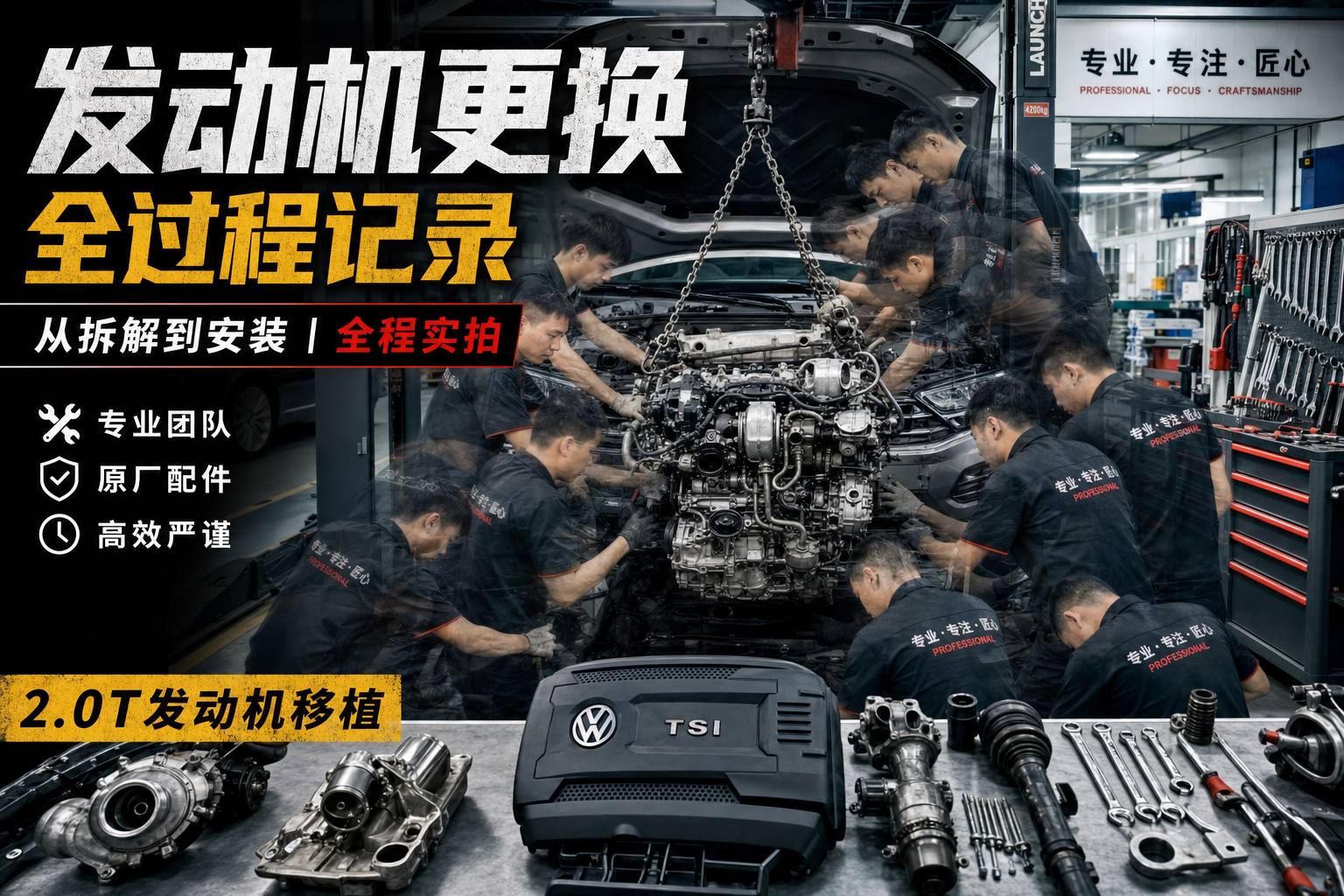 麻豆视频修车视频教程-发动机大修全过程视频演示